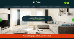 Desktop Screenshot of floralakopark.hu